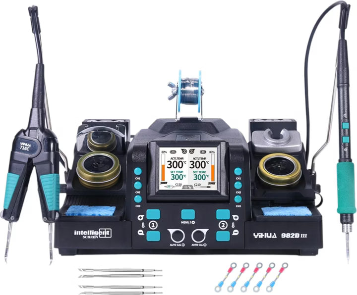 Yihua 982D-III 2in1 120W Präzision Lötstation und Rework Station