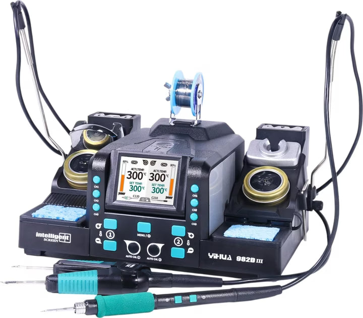 Yihua 982D-III 2in1 120W Präzision Lötstation und Rework Station